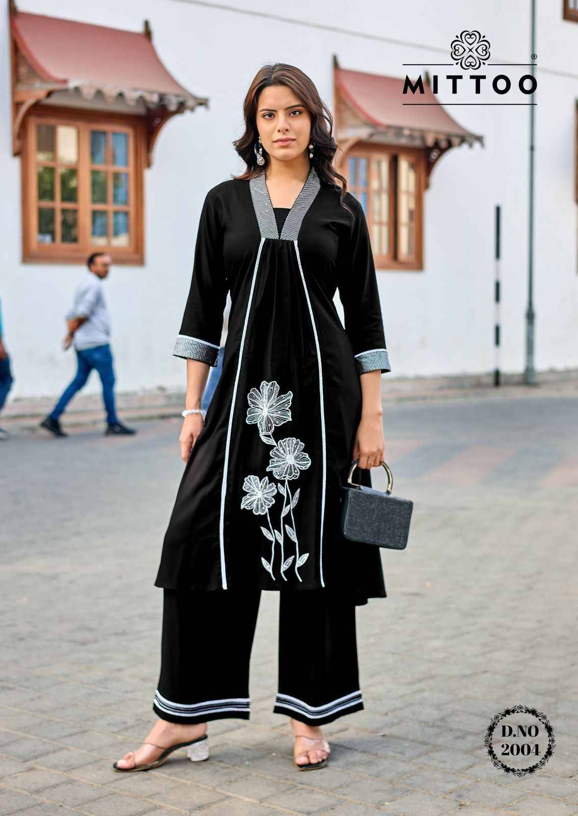 Ibadat By Mittoo 2001 to 2006 Series Designer Stylish Fancy Colorful Beautiful Party Wear & Ethnic Wear Collection Rayon Print Kurtis With Bottom At Wholesale Price